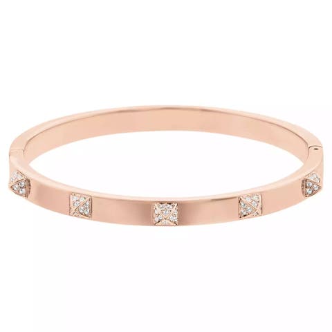 Pave Pyramid Bangle