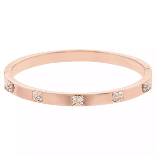 Mazin Jewels Pave Pyramid Bangle