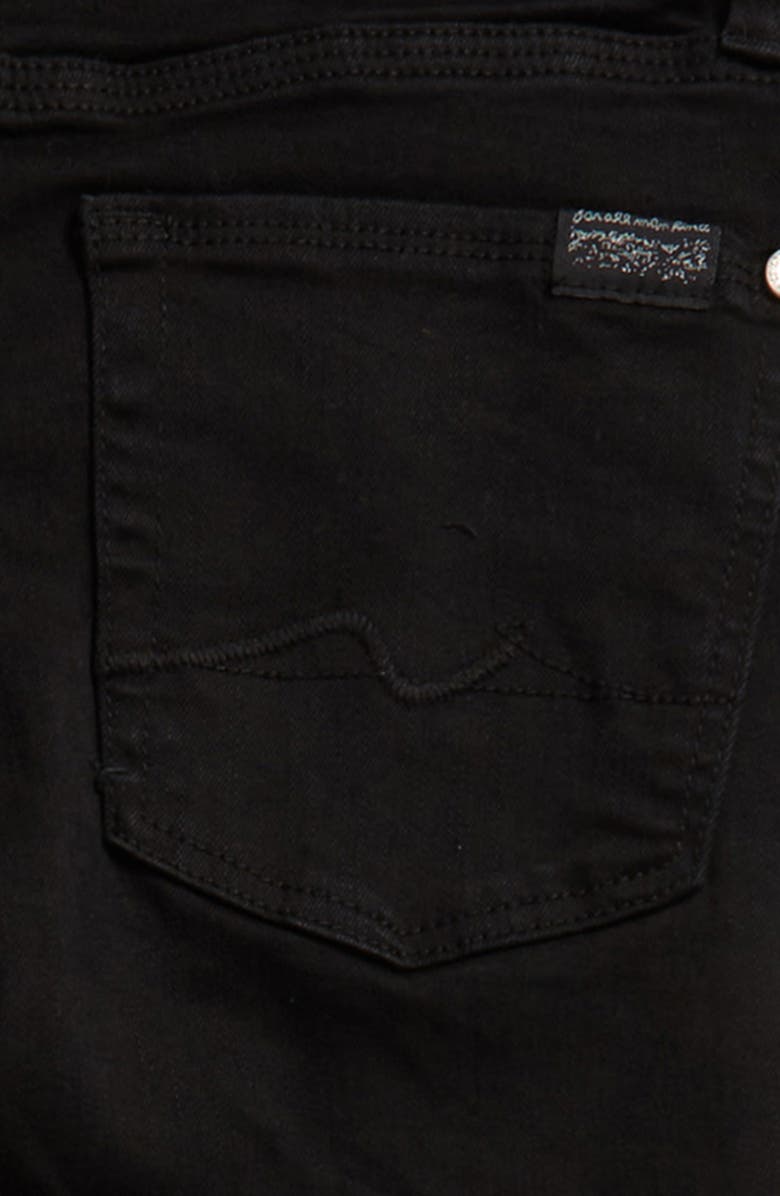 7 For All Mankind Kid's Slimmy Slim Fit Jeans, Alternate, color, Black Out