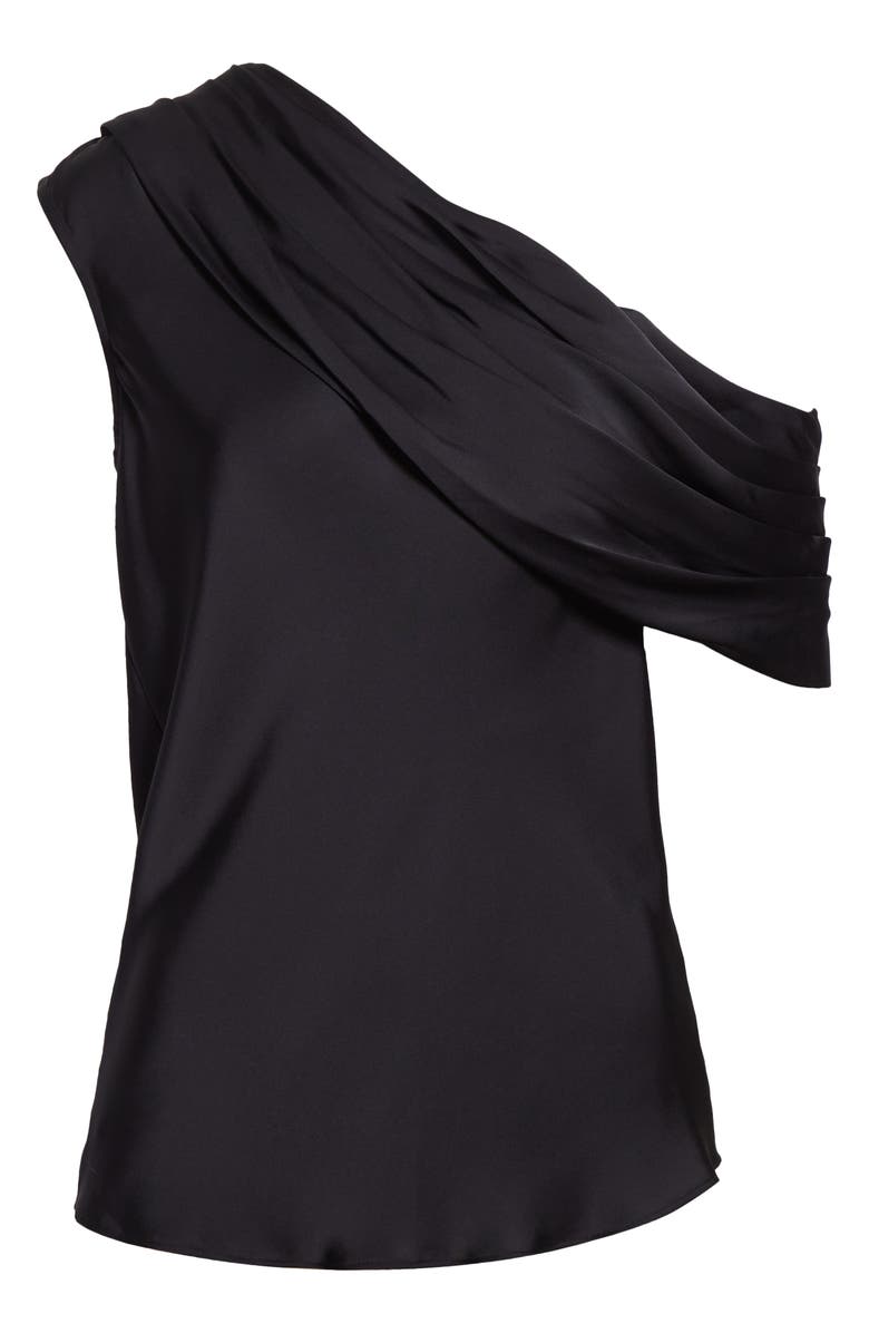 Ramy Brook Sol Asymmetric Sleeveless Top, Alternate, color, Black