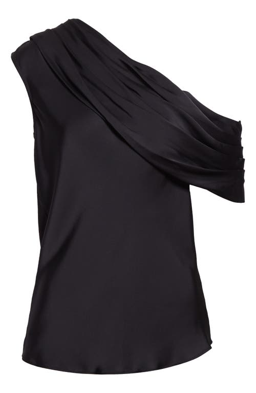 Ramy Brook Sol Asymmetric Sleeveless Top In Black
