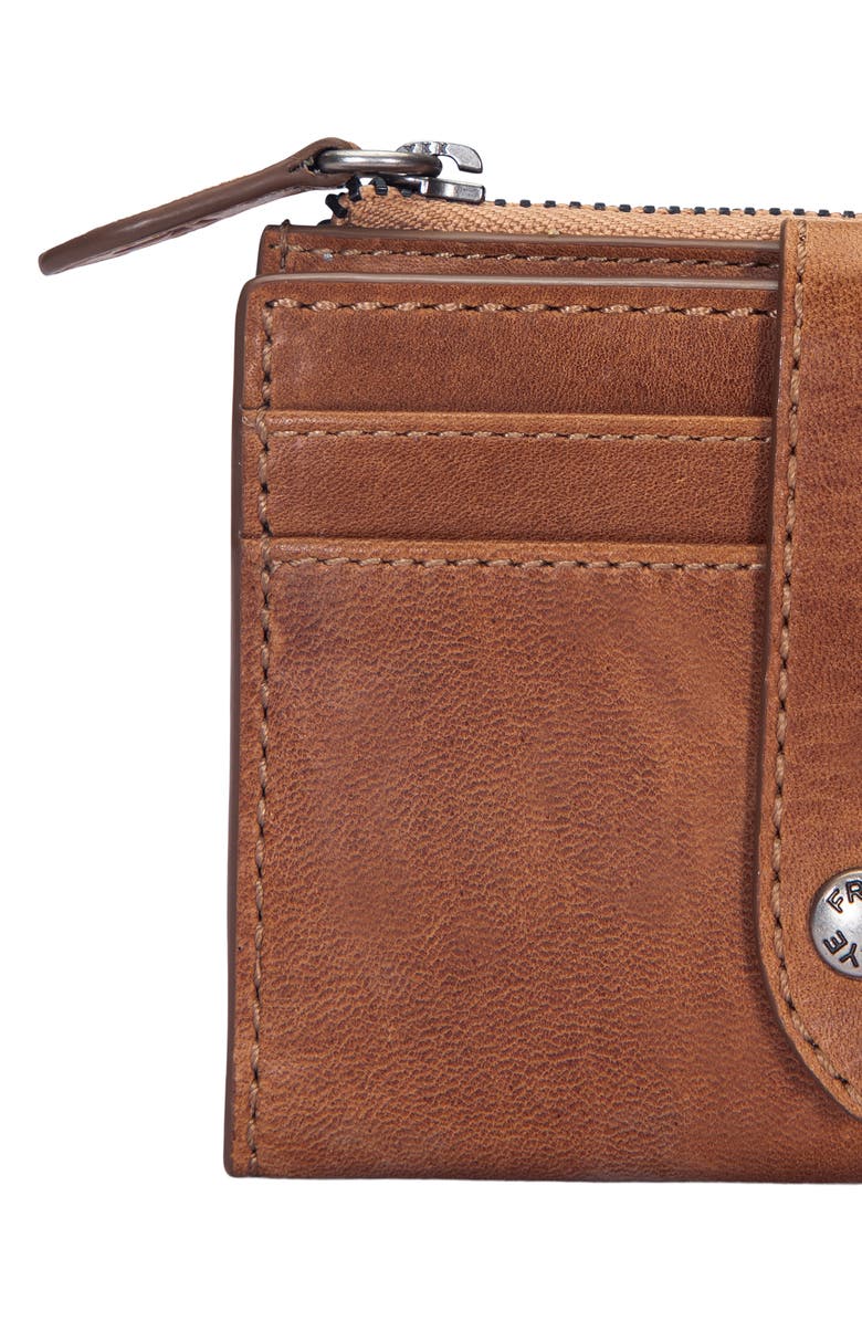 Frye Melissa Leather Card Case, Alternate, color, 