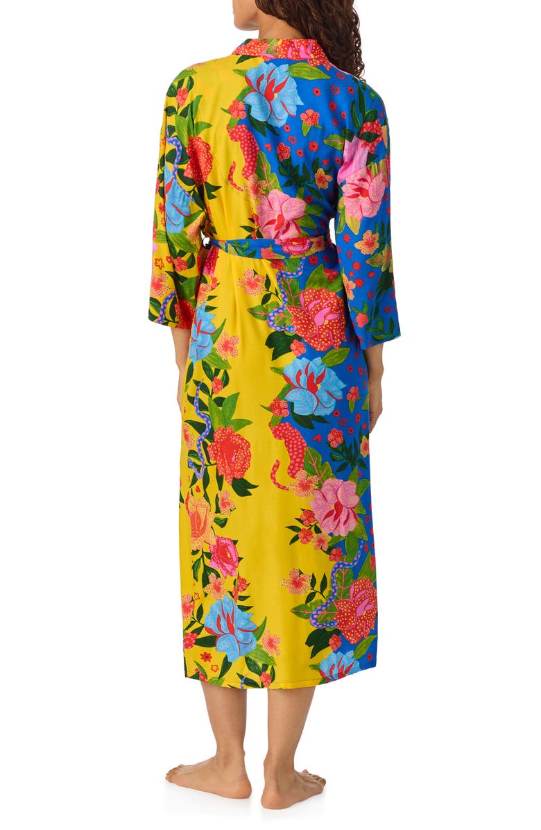 Room Service Pjs Print Longline Robe, Alternate, color, 