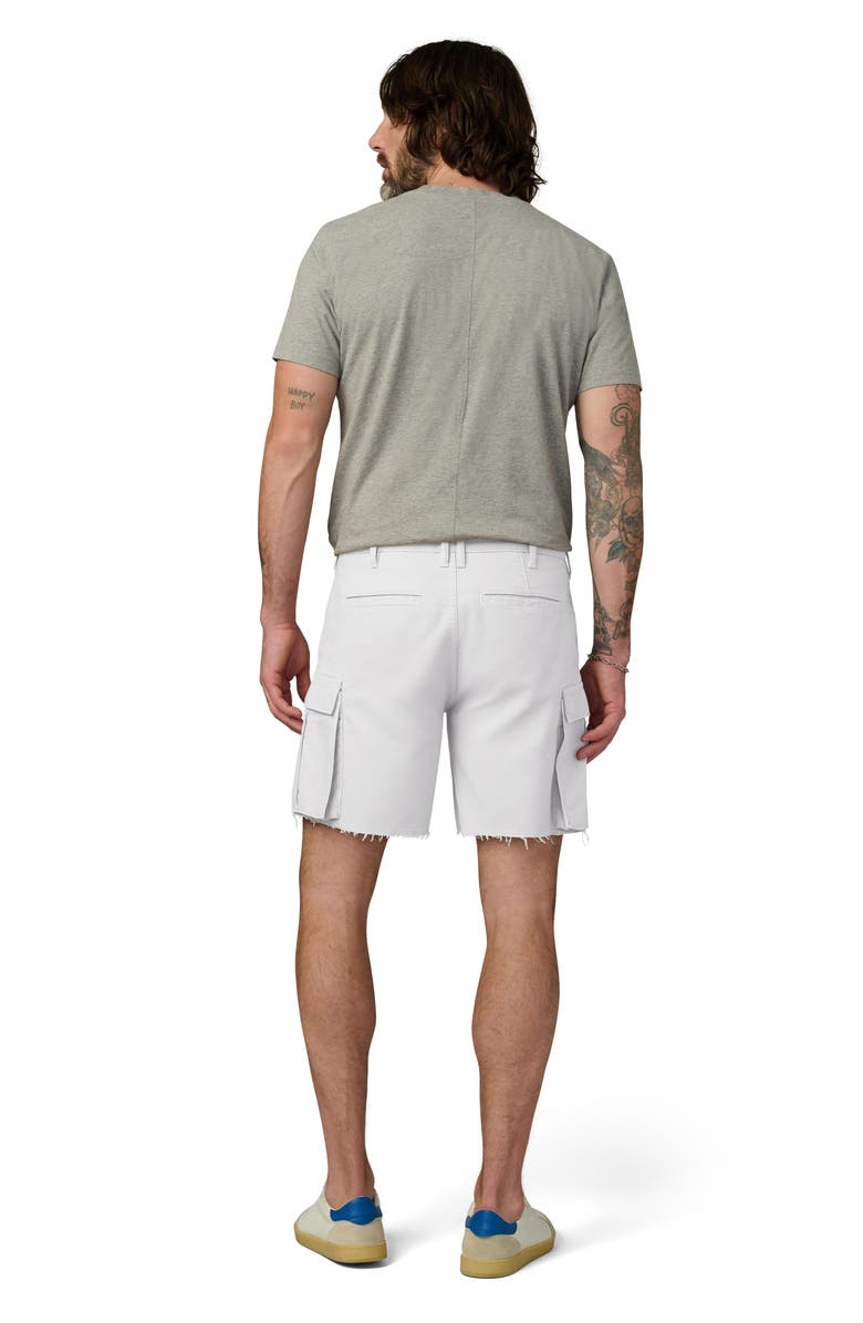 Joe's McArthur Raw Hem Cargo Shorts, Alternate, color, White