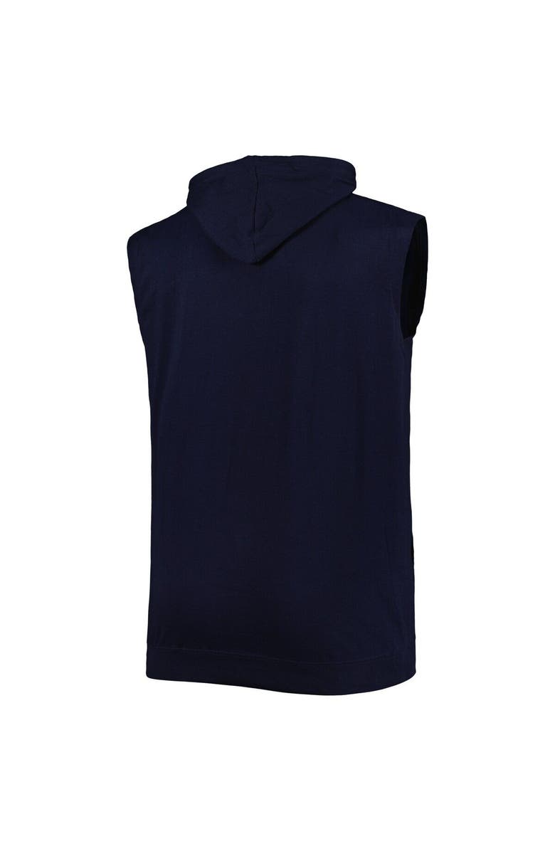 PROFILE Men's Navy Milwaukee Brewers Jersey Pullover Muscle Hoodie, Alternate, color,