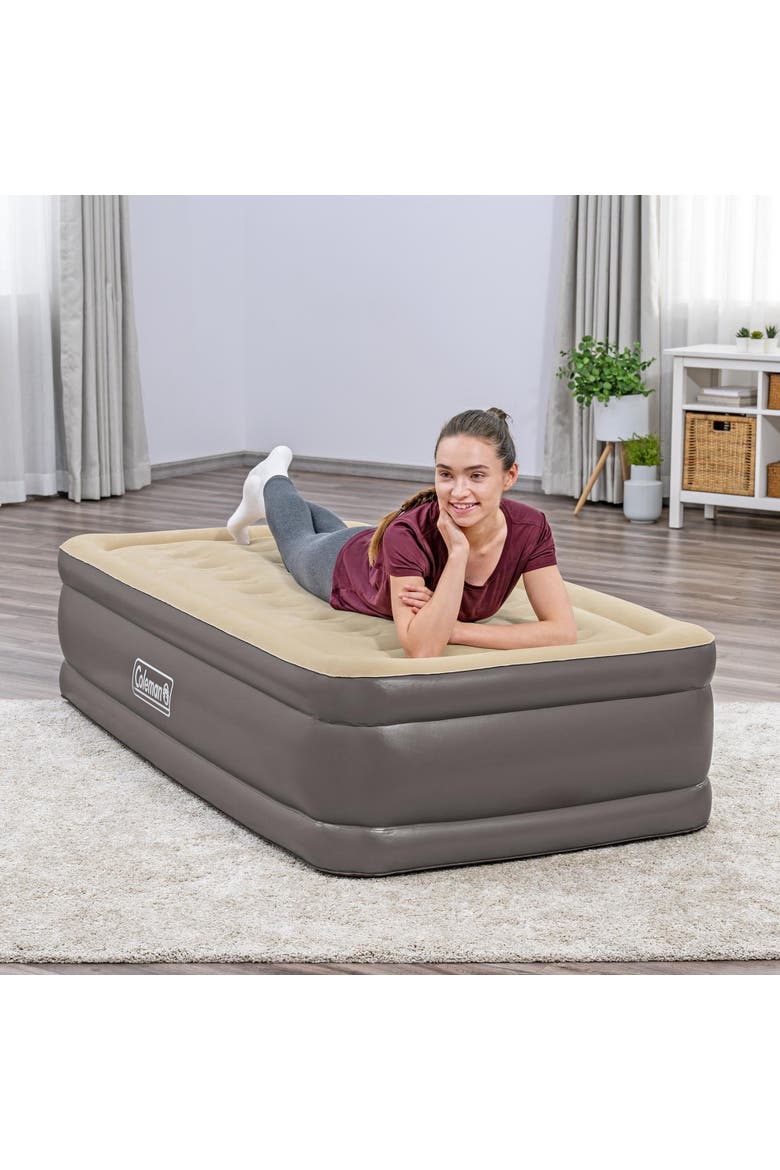 GuestRest 18 Inch Air Mattress, Twin, Alternate, color, Gray