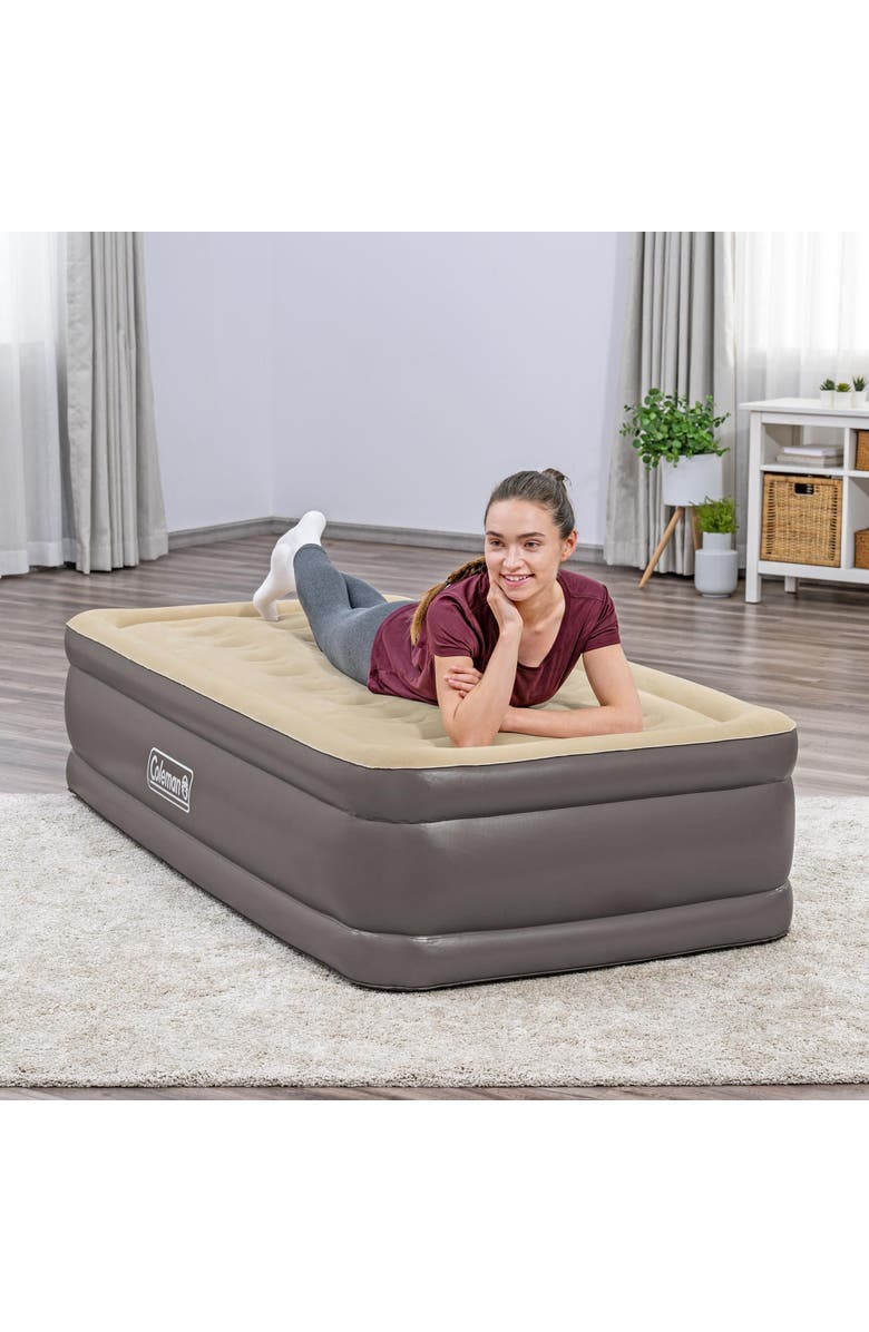 Coleman GuestRest 18 Inch Air Mattress, Twin, Alternate, color, Gray