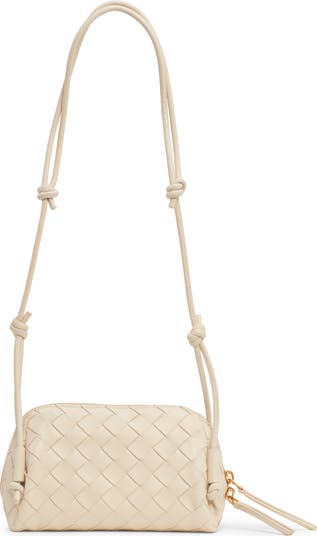 Bottega Veneta Mini Concert Intrecciato Leather Crossbody
