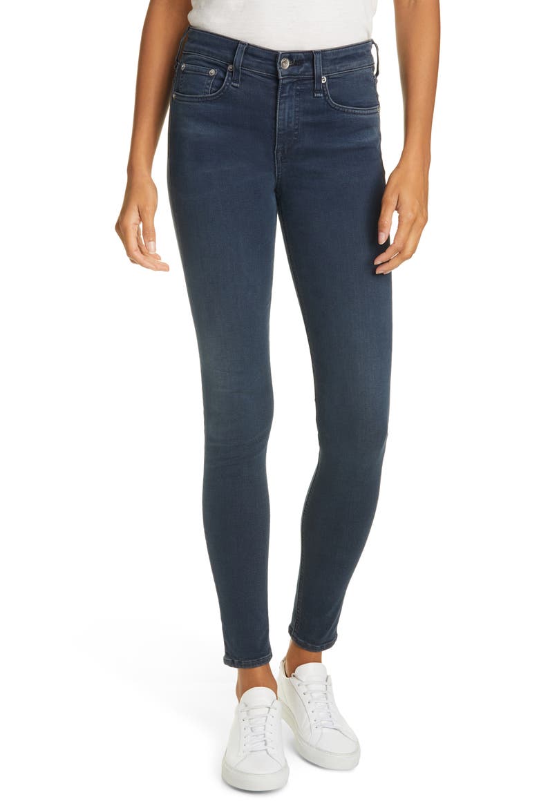 Cate High Waist Skinny Jeans, Main, color, TIGER LILY