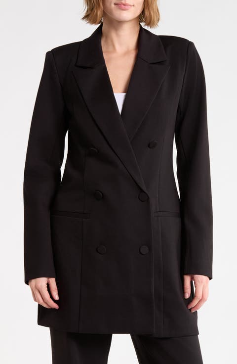 Ponte Double Breasted Blazer Minidress