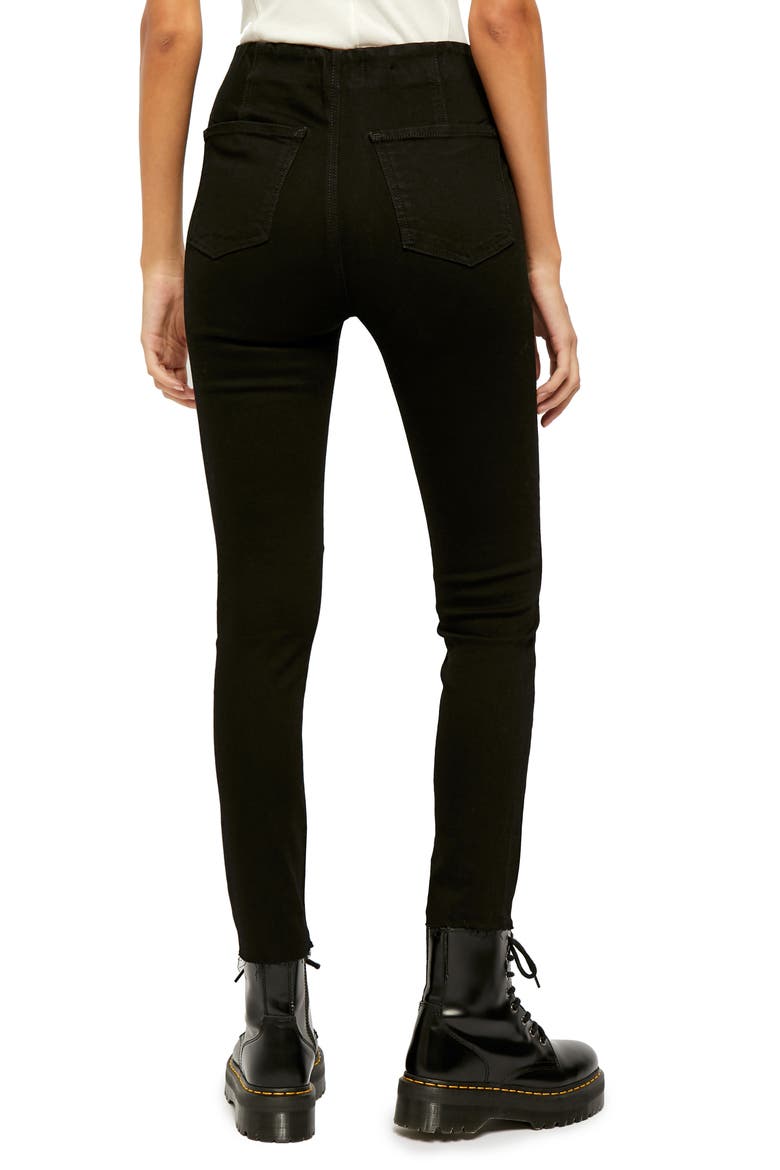 Miles Away High Waist Crop Skinny Jeans, Alternate, color, SHALLOWS