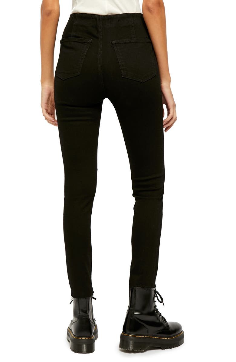 Free People Miles Away High Waist Crop Skinny Jeans, Alternate, color, 