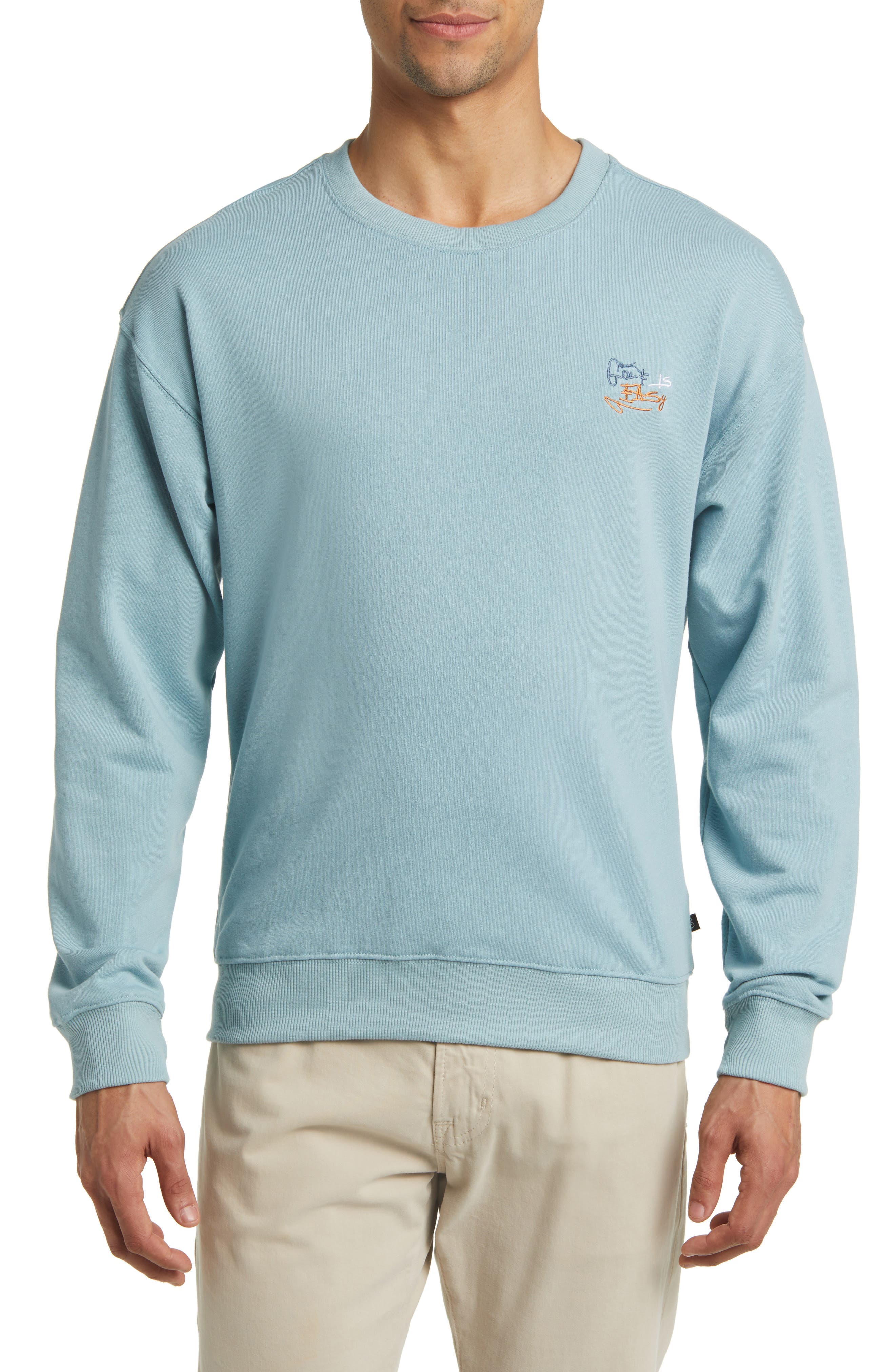 Swannies Golf is Easy Embroidered French Terry Sweatshirt