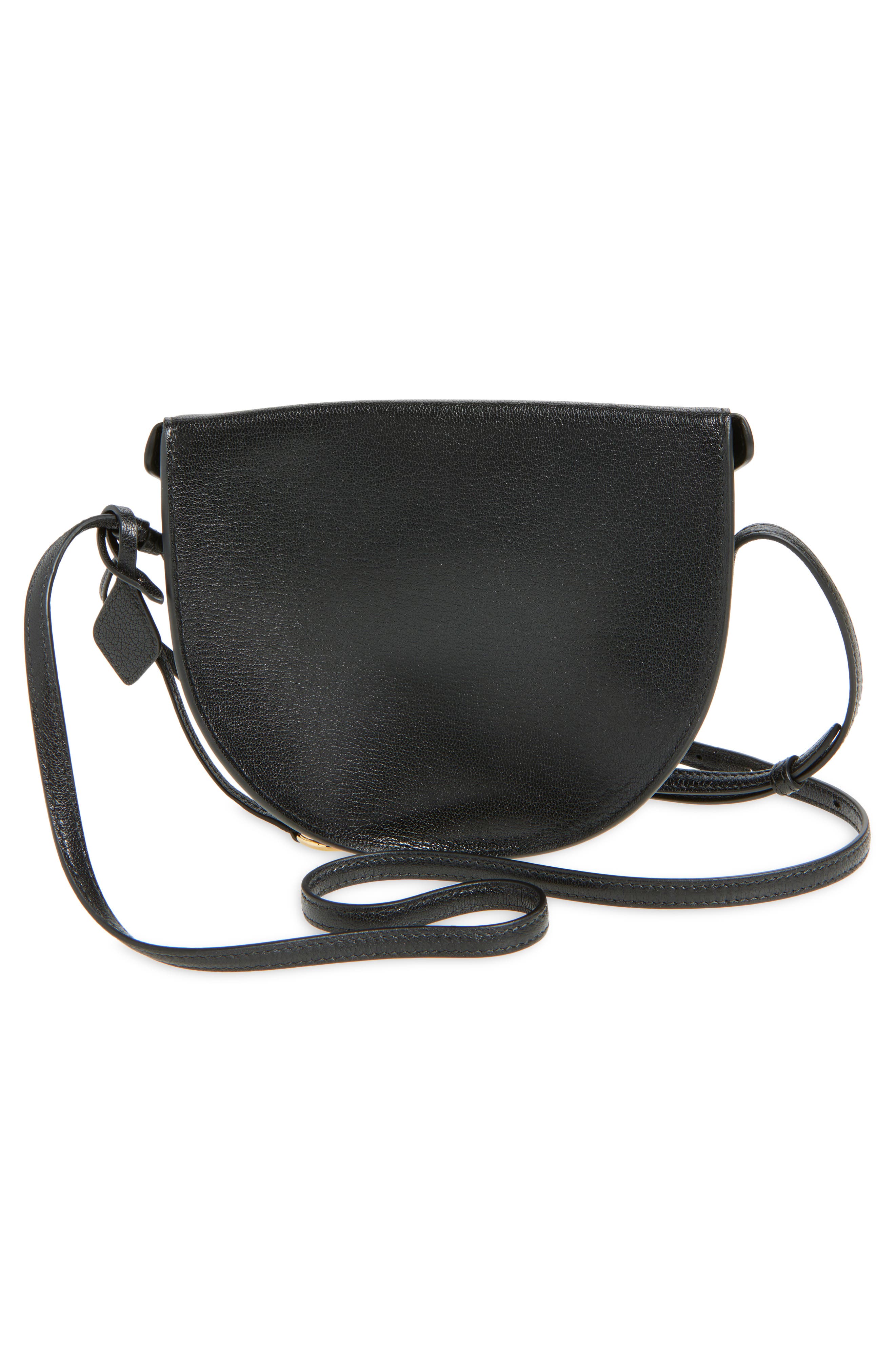 Alaïa Besace Crossbody, Alternate, color, Noir