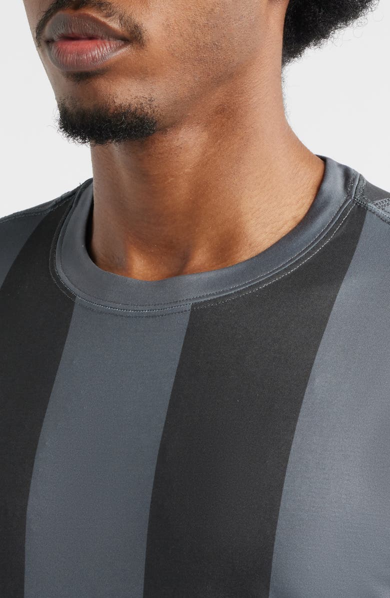 SANTO STUDIO Tempo Tech T-Shirt, Alternate, color, Black Stripe