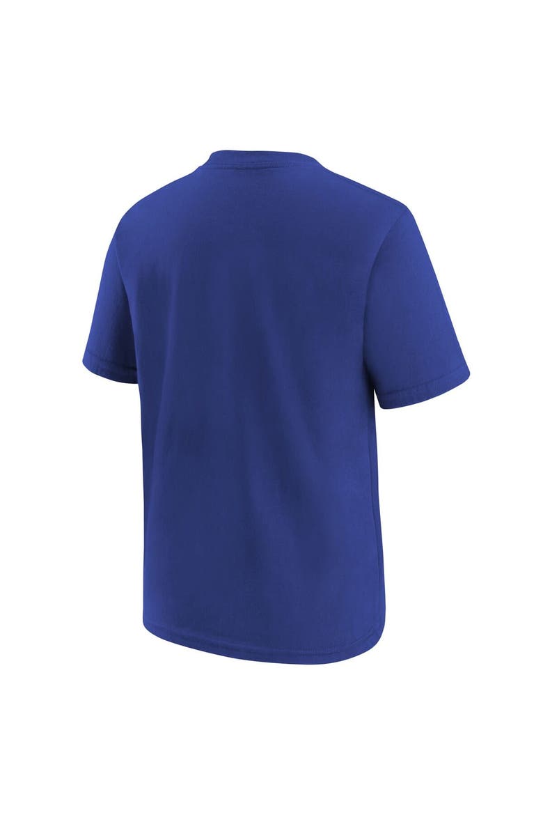 Youth Nike  Blue Detroit Pistons Team Essential Logo T-Shirt, Alternate, color, Blue