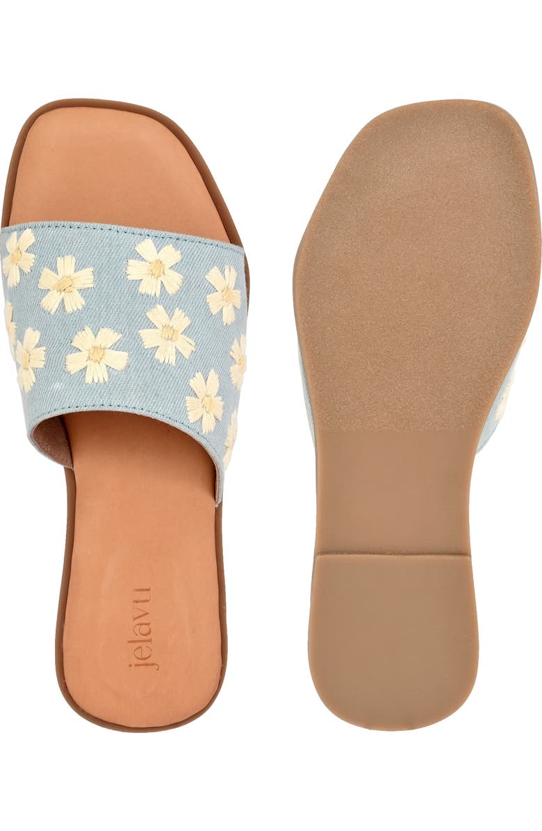 Jelavu Poppy Daisy Slide Sandal, Alternate, color,