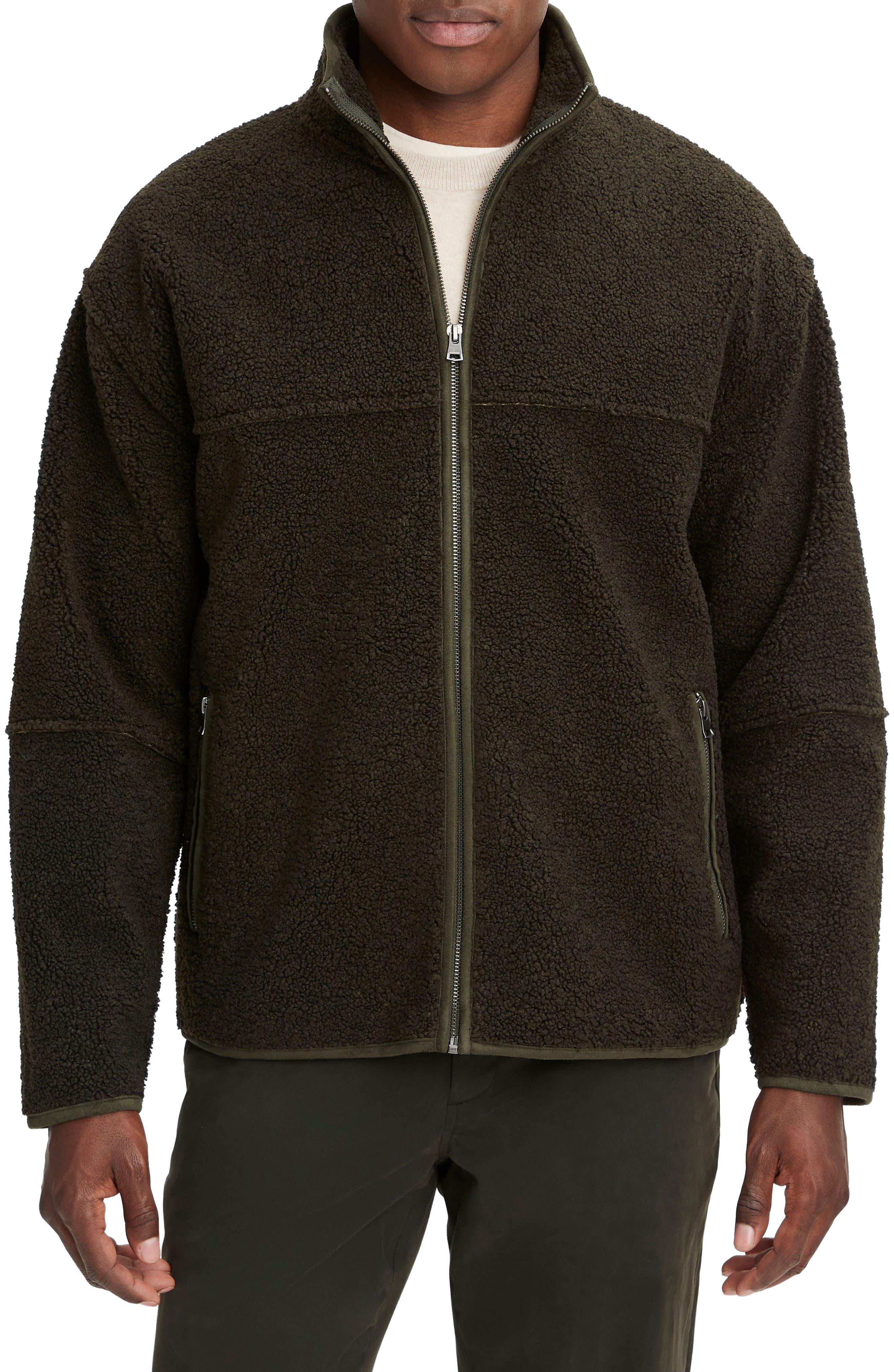 Vince High Pile Fleece Jacket