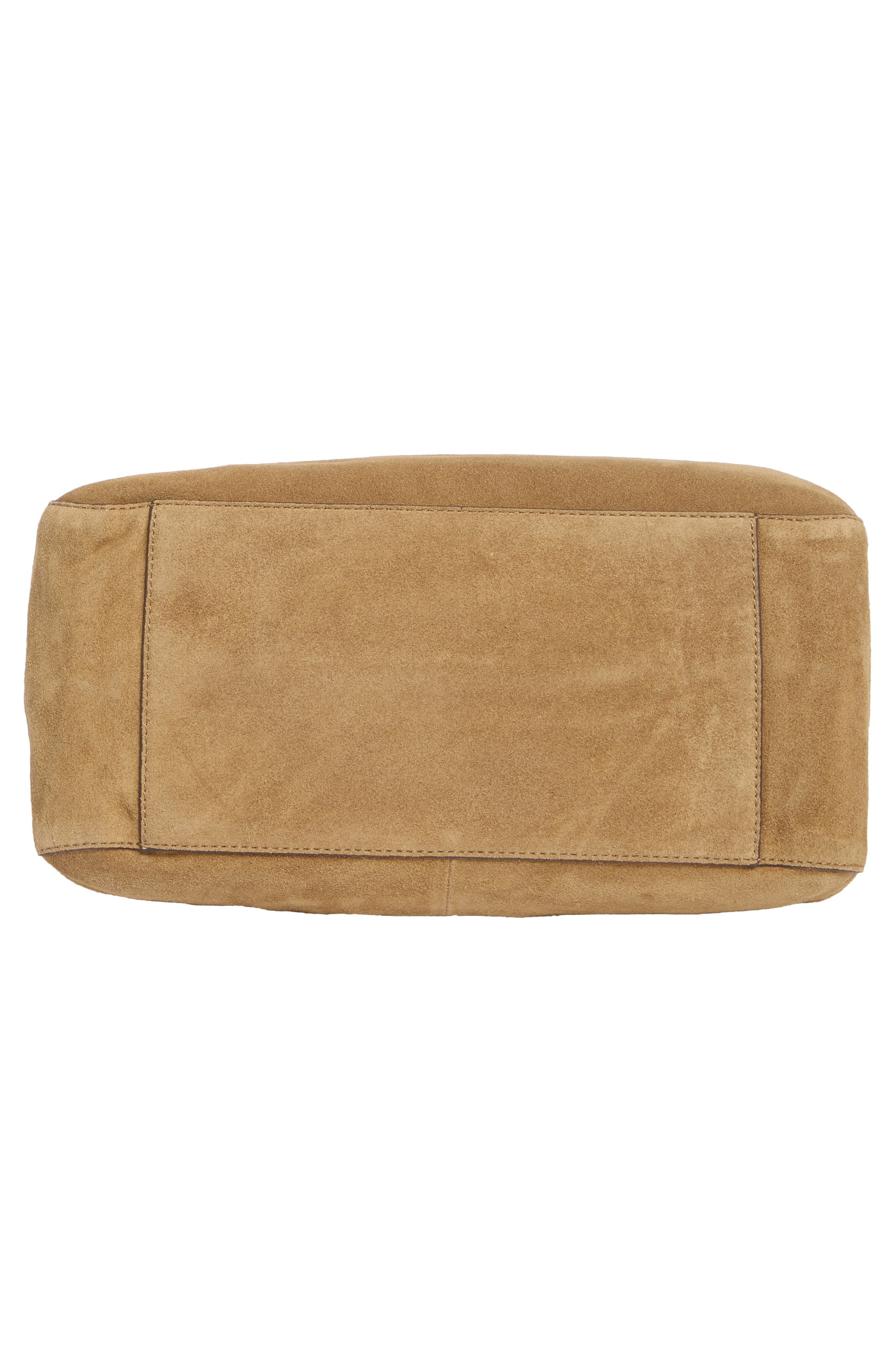 Heather Suede Tote Bag, Alternate, color, BEIGE
