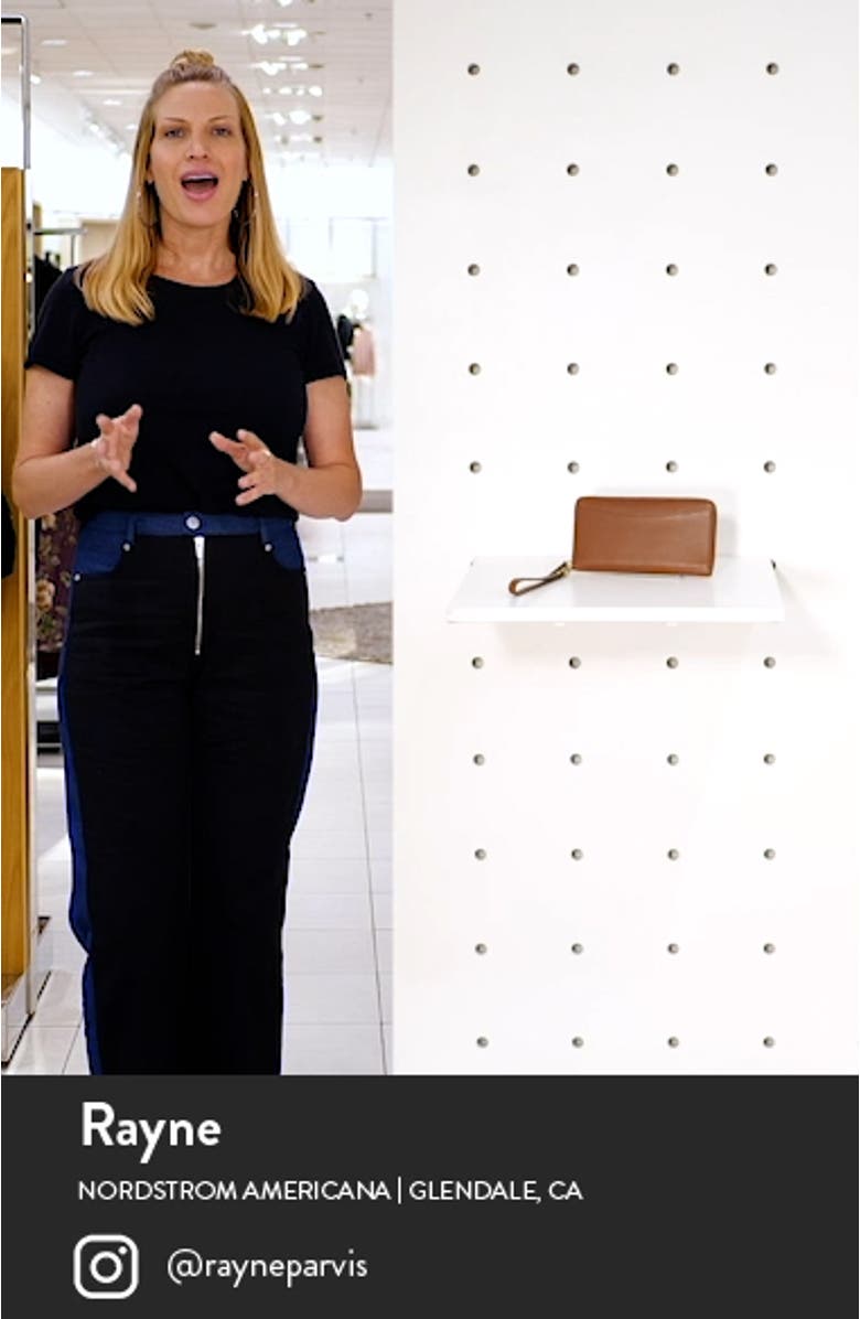 Zip Around Leather Continental Wallet, sales video thumbnail