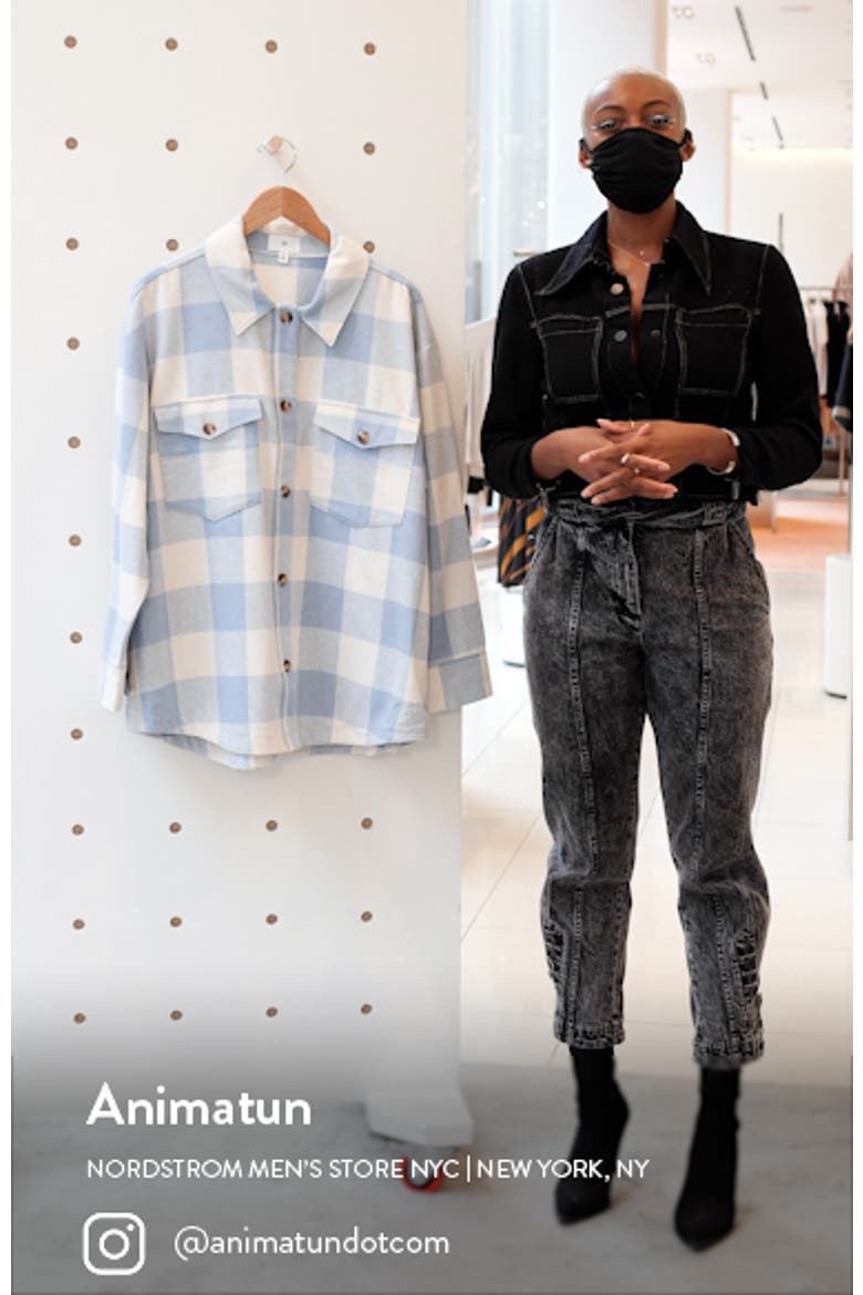 Women's Plaid Shirt Jacket video