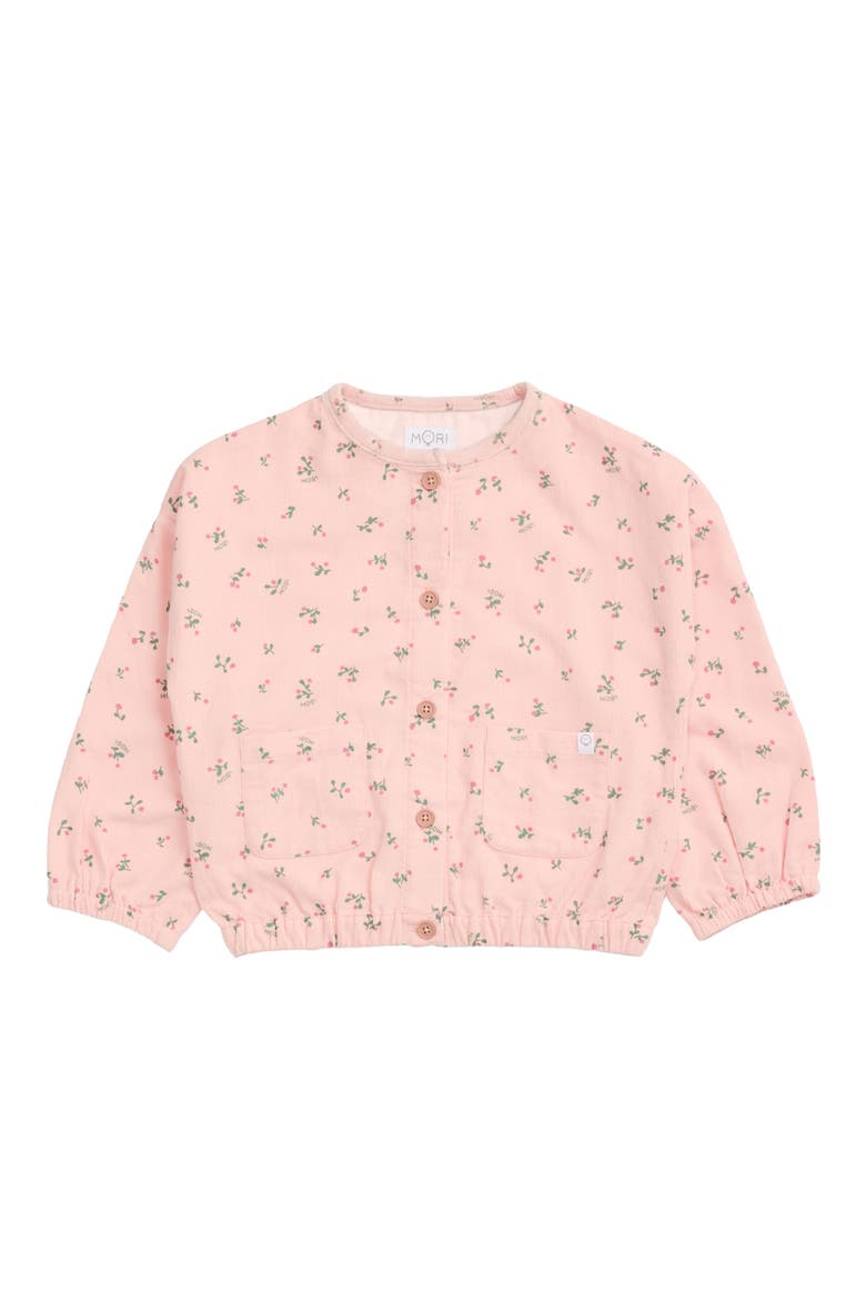 Frilled Corduroy Jacket, Main, color, Floral Print