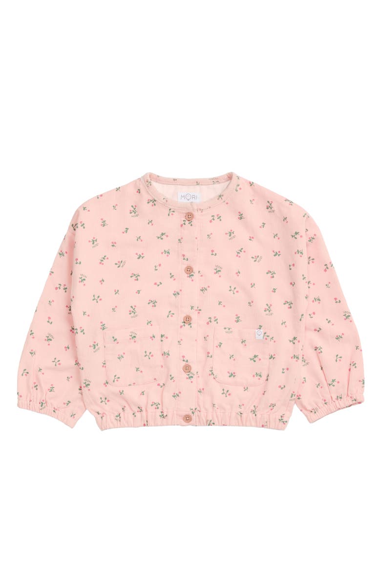 MORI Frilled Corduroy Jacket, Main, color, Floral Print