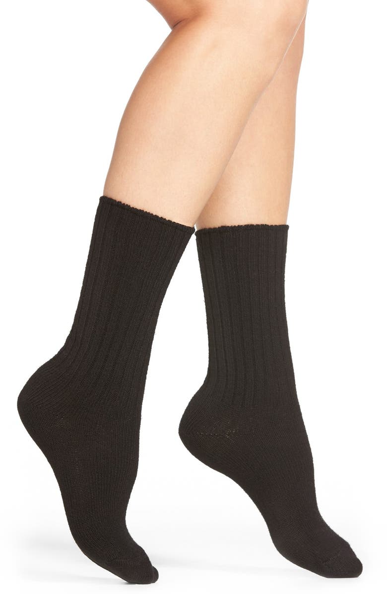 Hue Rib Knit Boot Socks, Main, color,