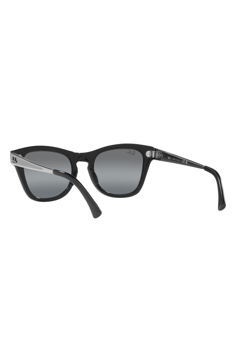 Ray-Ban 53mm Square Sunglasses, Alternate, color, Black