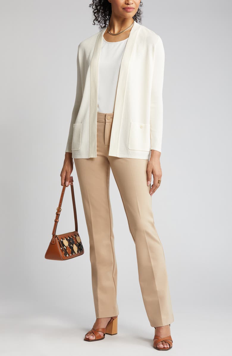 Anne Klein Malibu Open Front Cardigan, Main, color, 