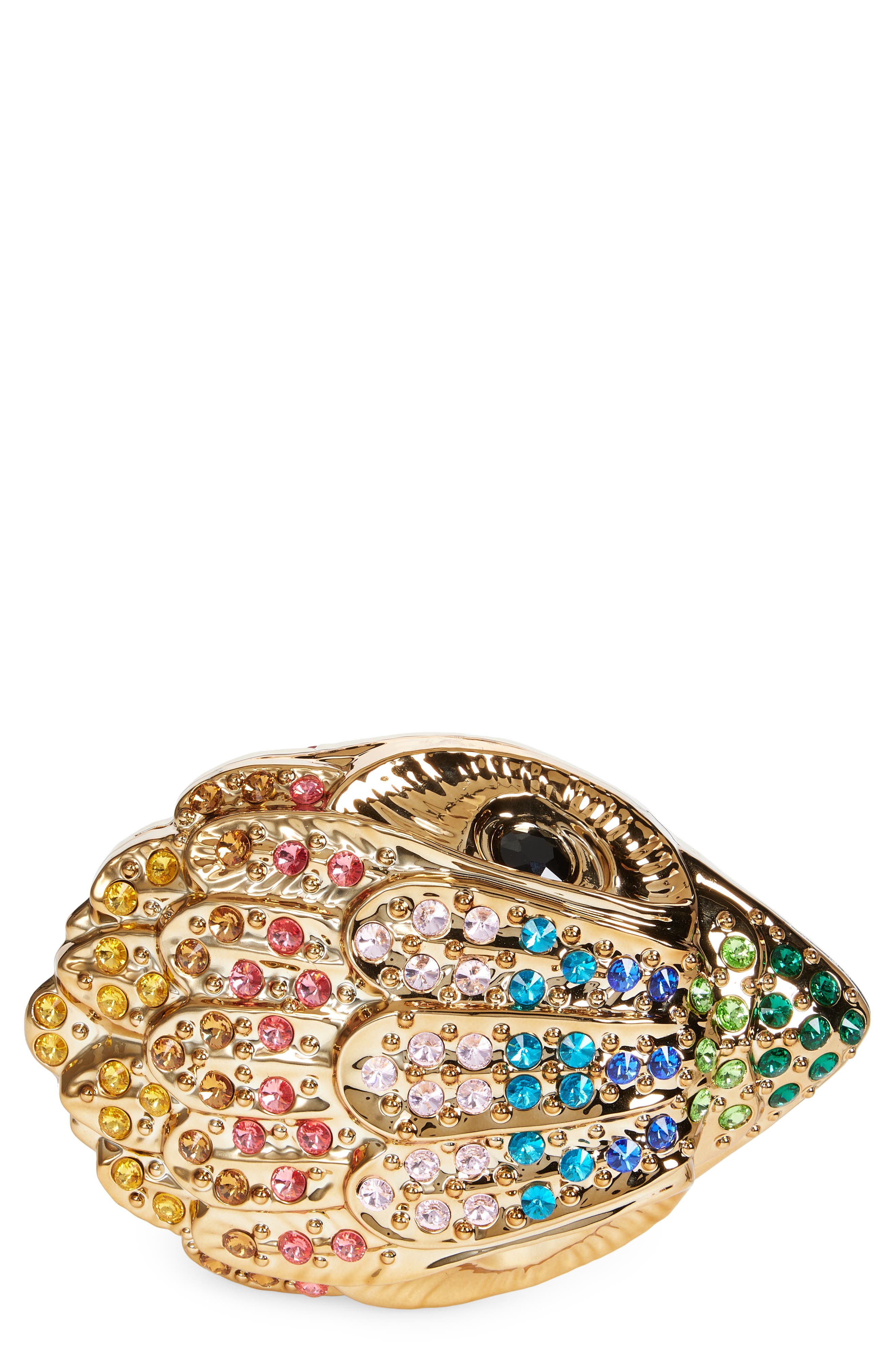 Kurt Geiger London Eagle Head Clutch, Main, color, 