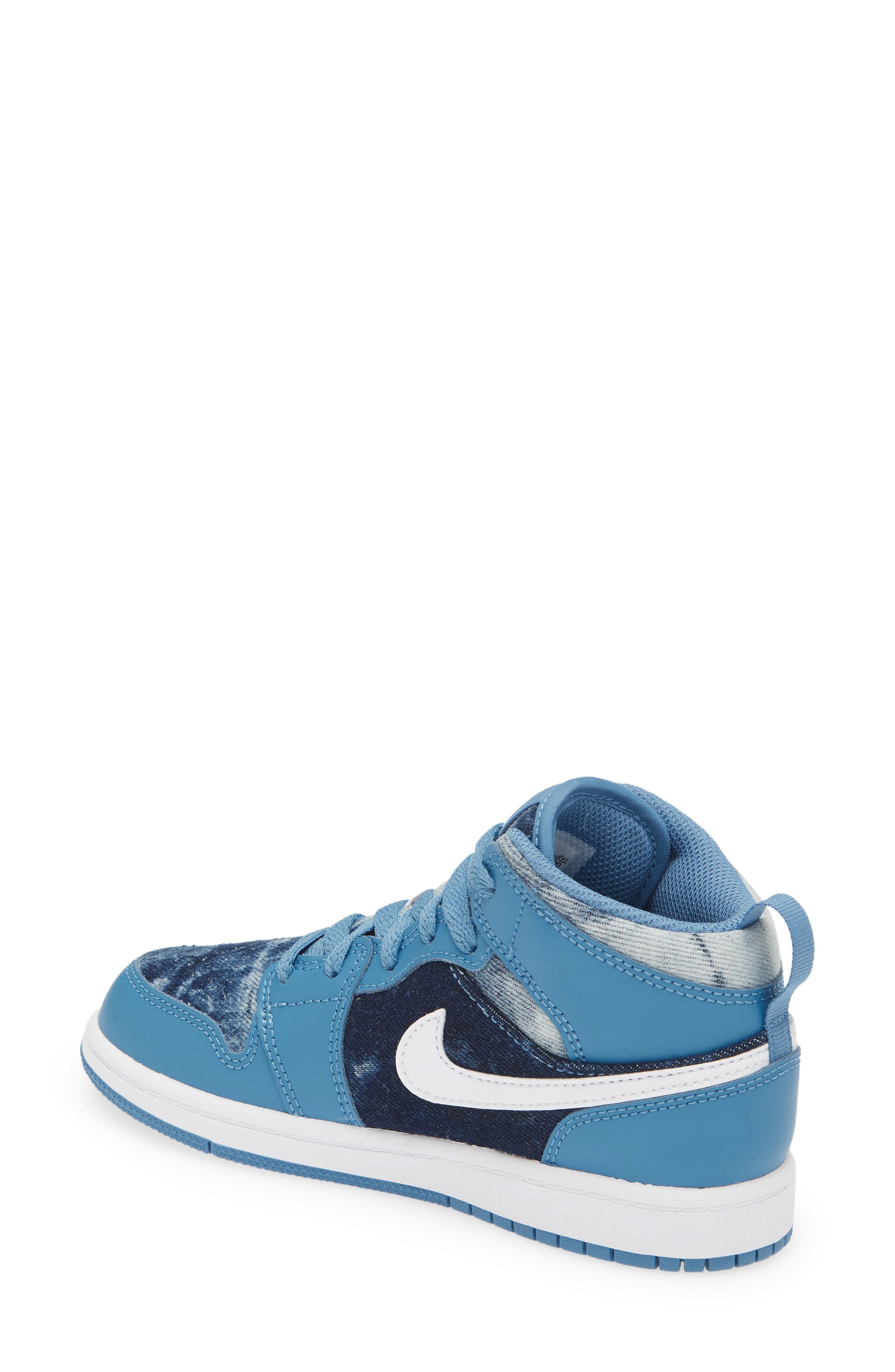 Air Jordan 1 Mid SE Basketball Sneaker, Alternate, color, DUTCH BLUE/ WHITE