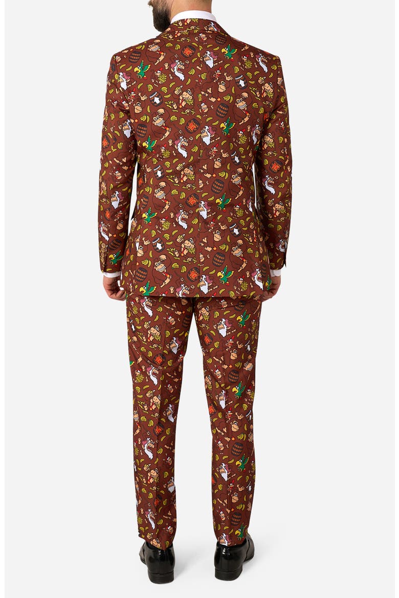 Donkey Kong 2-Piece Suit, Alternate, color, BROWN