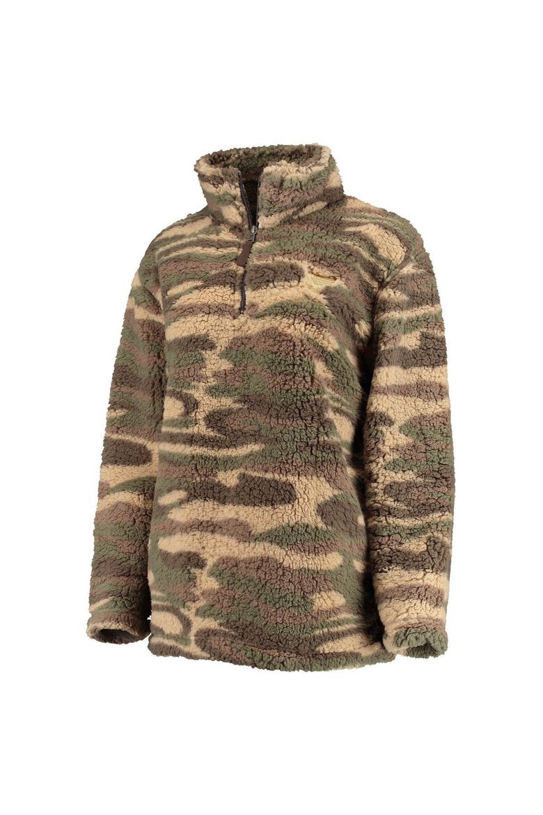 Women's G-III Sports by Carl Banks Camo St. Louis Blues Sherpa Quarter-Zip Jacket, Alternate, color, Camo