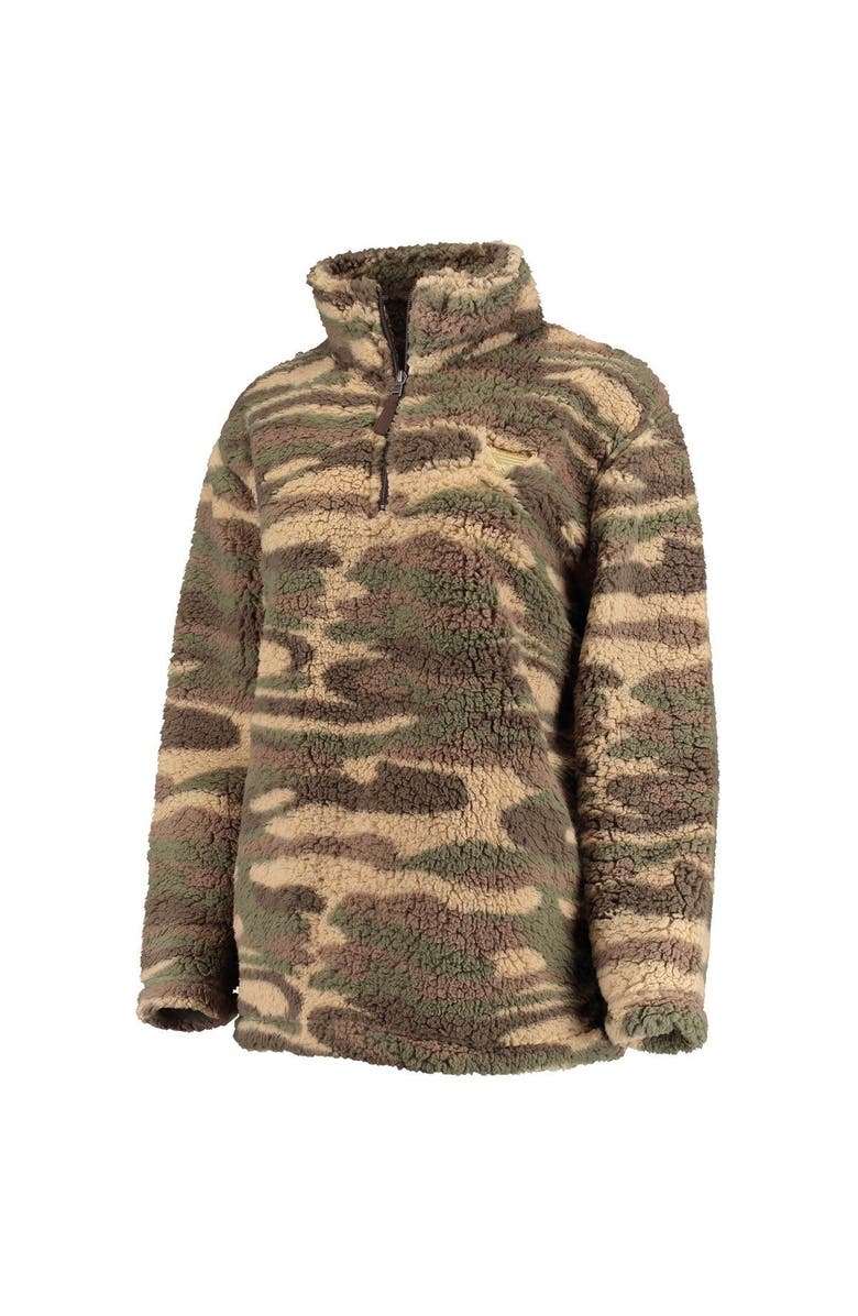 G-III SPORTS BY CARL BANKS Women's G-III Sports by Carl Banks Camo St. Louis Blues Sherpa Quarter-Zip Jacket, Alternate, color, Camo