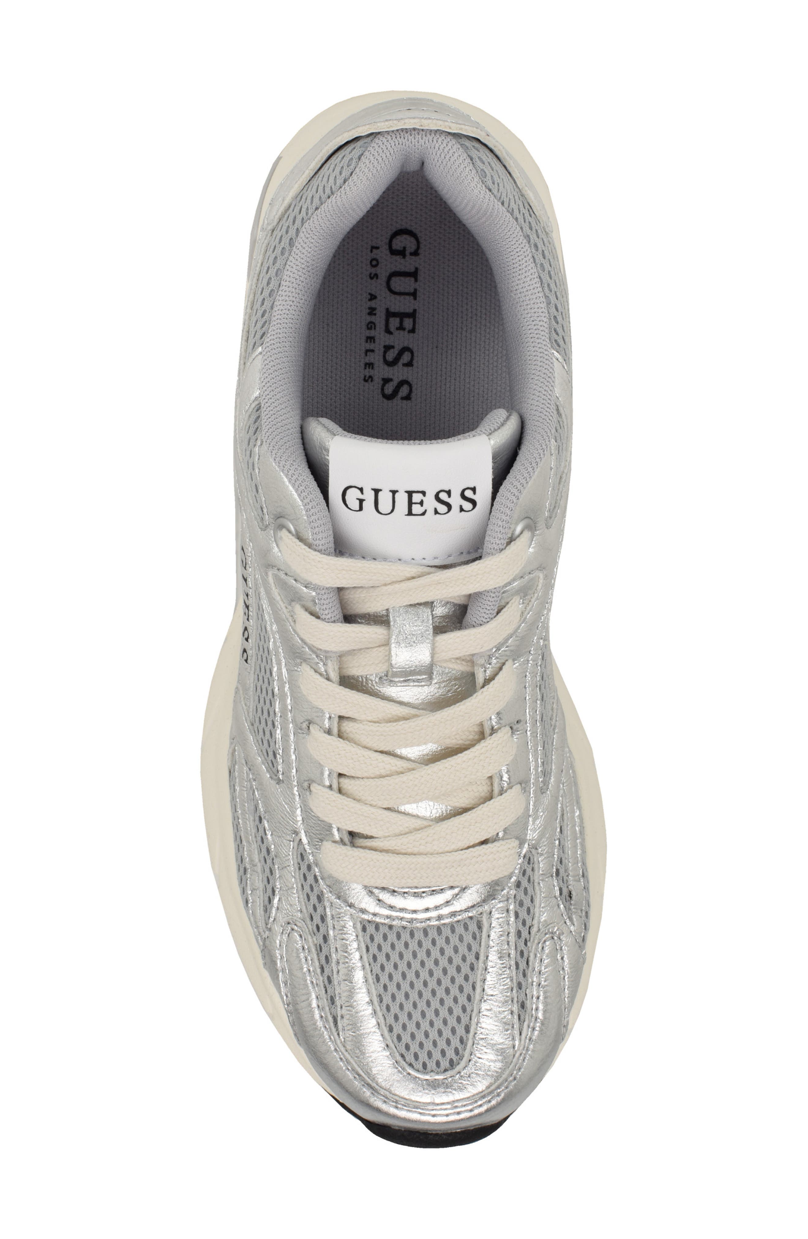 GUESS Lotty Metallic Athletic Sneaker, Alternate, color, 