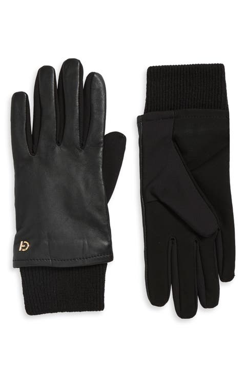 Leather Stretch Palm Gloves