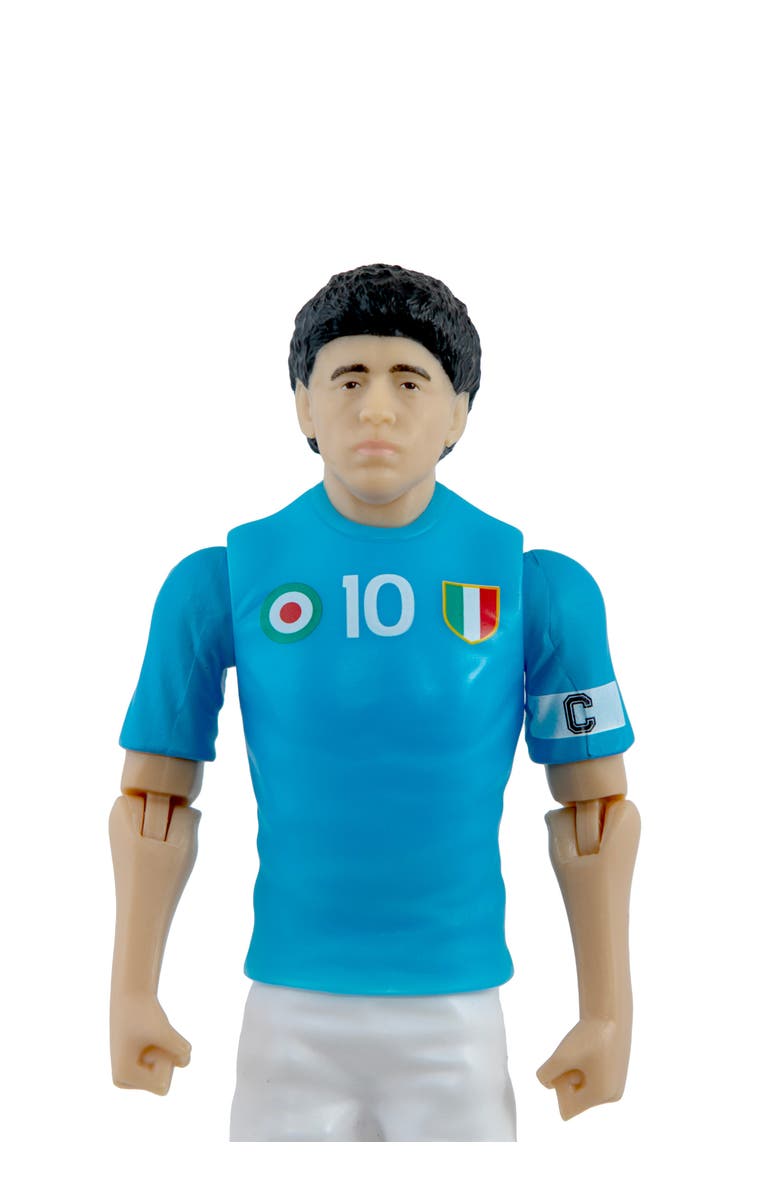 Banbo Toys Sockers Napoli Diego Maradona 8" Soccer Action Figure, Alternate, color, Blue