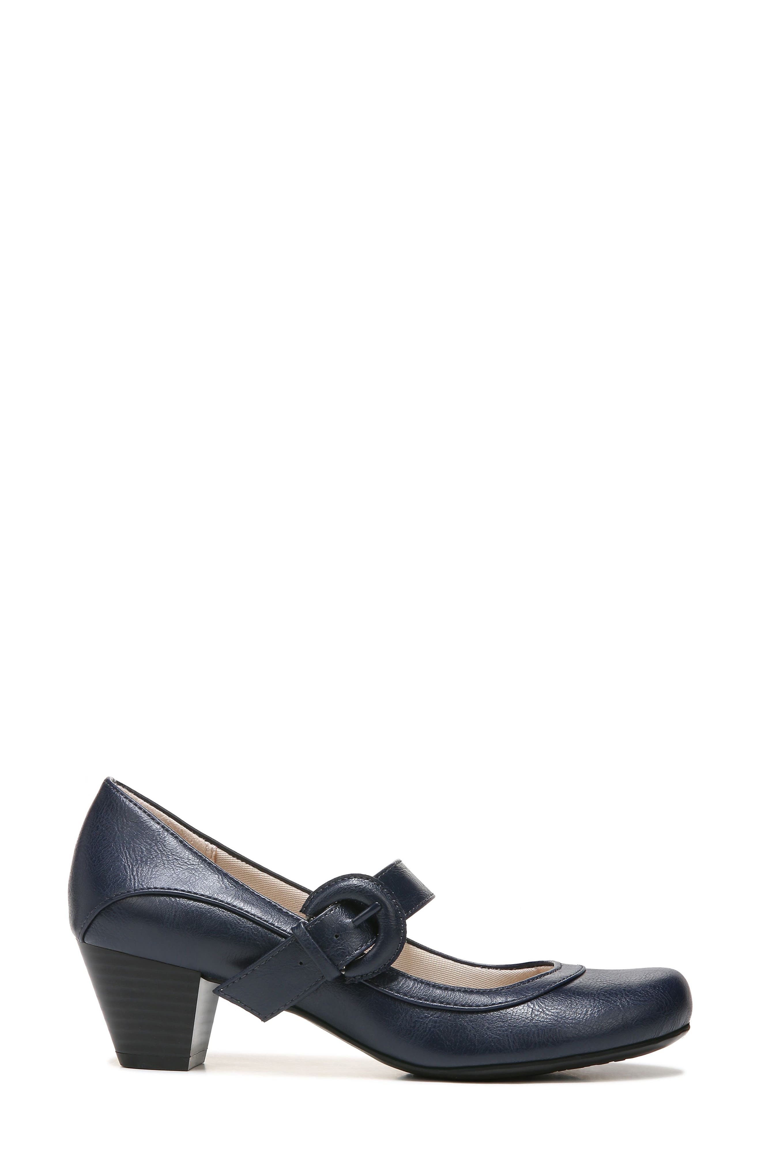 LifeStride Rozz Mary Jane Pump - Wide Width Available, Alternate, color, Navy
