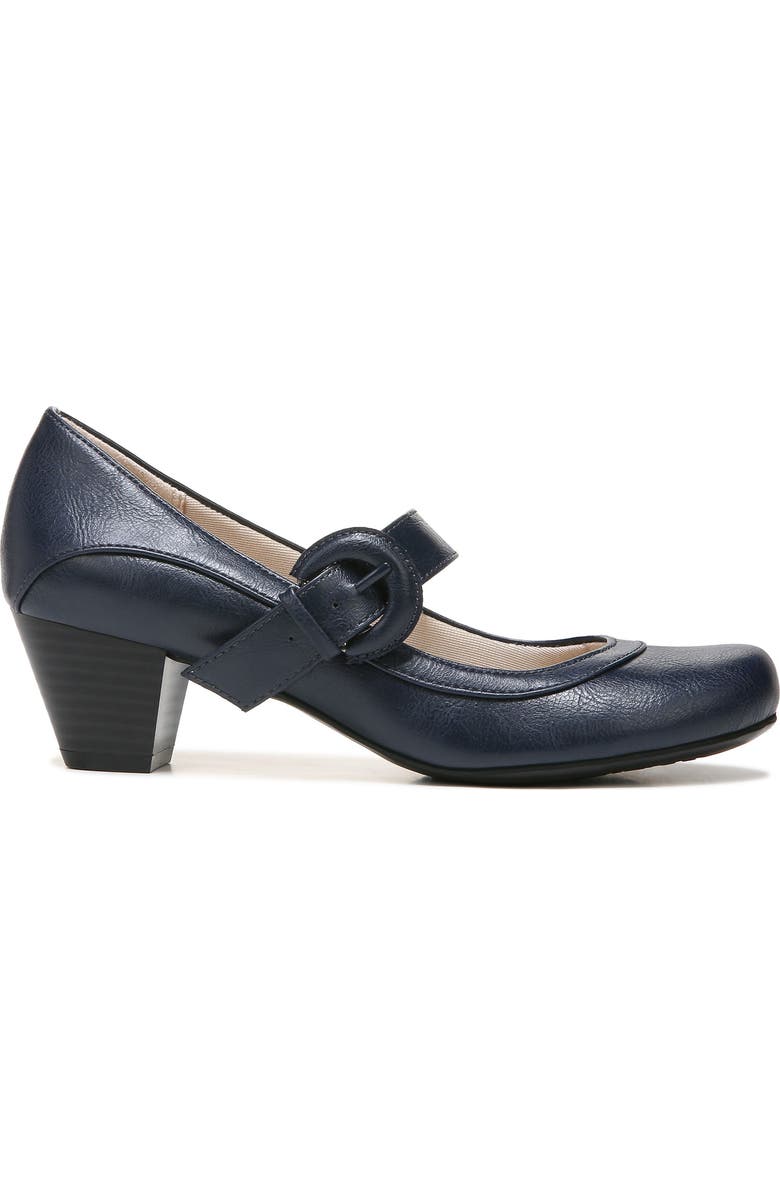 LifeStride Rozz Mary Jane Pump - Wide Width Available, Alternate, color, Navy