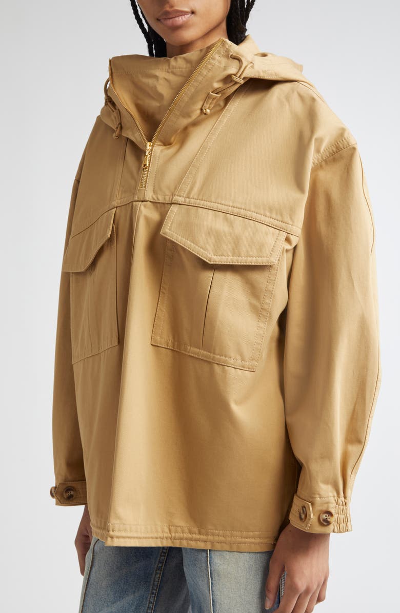 Zimmermann Illuminate Cotton Cargo Anorak, Alternate, color, 