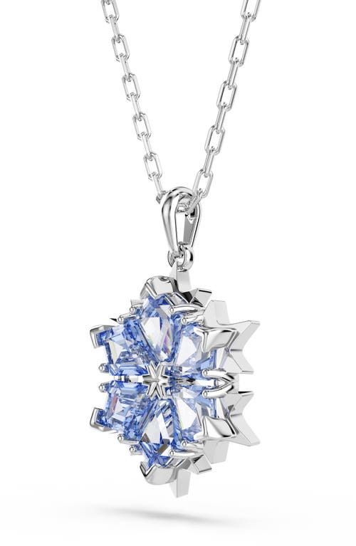 Swarovski Magic Rhodium Plated Pendant Necklace In Silver