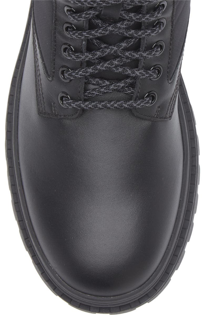 BOSS Nebular Mixed Media Lug Sole Boot, Alternate, color,