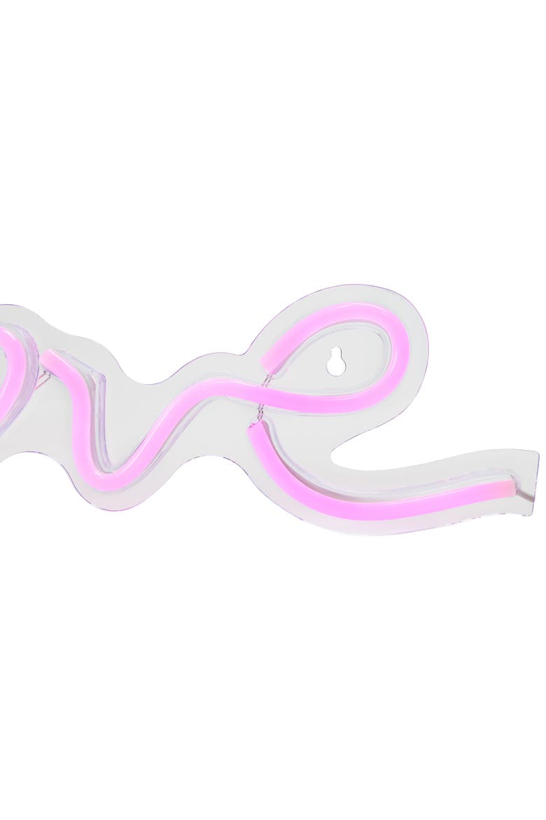 LED Love Neon Lighted Wall Sign - 18" - Pink, Alternate, color, Pink