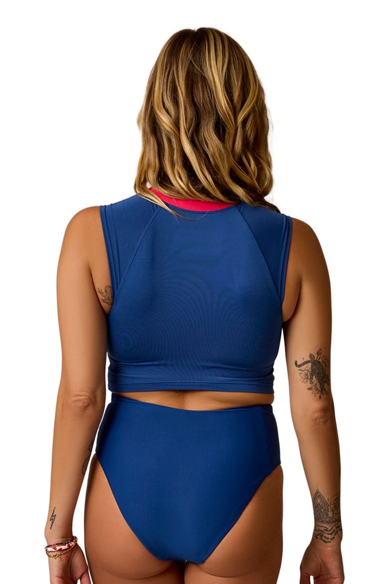 Shoreline Top DD Cup, Alternate, color, Setsail w. Watermelon