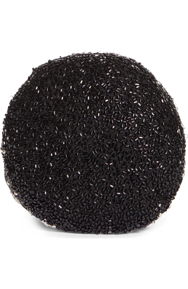 Ganni Hand Beaded Drawstring Bag, Alternate, color,