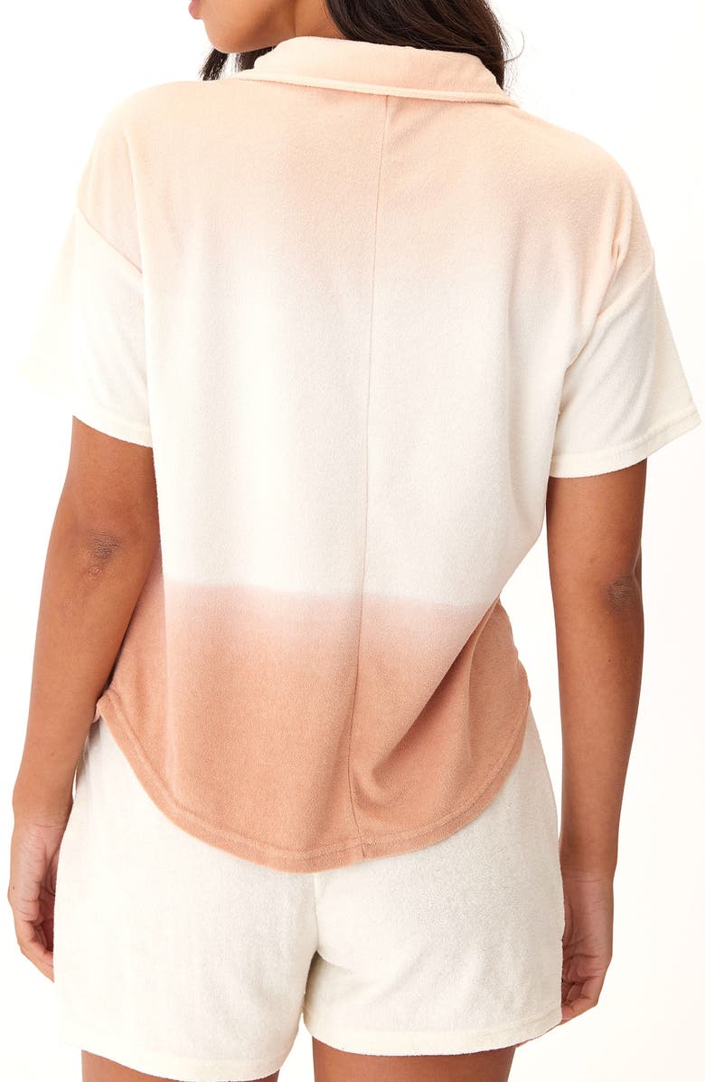 Threads 4 Thought Mikaela Gradient Terry Camp Shirt, Alternate, color,