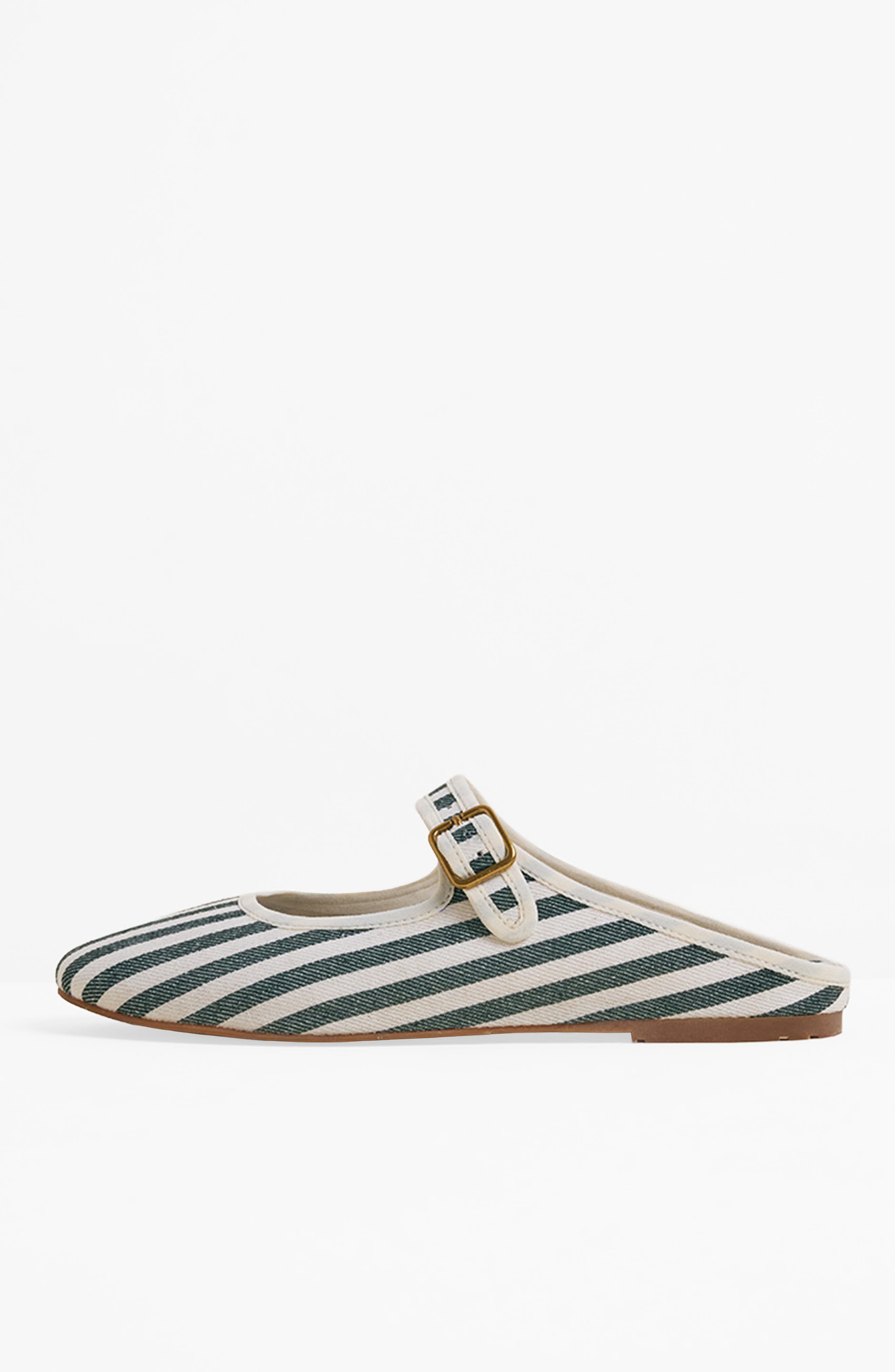 Willow Mary Jane Ballet Slide, Alternate, color, Juniper Stripe