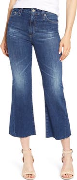 AG Quinne High Waist Crop Flare Jeans