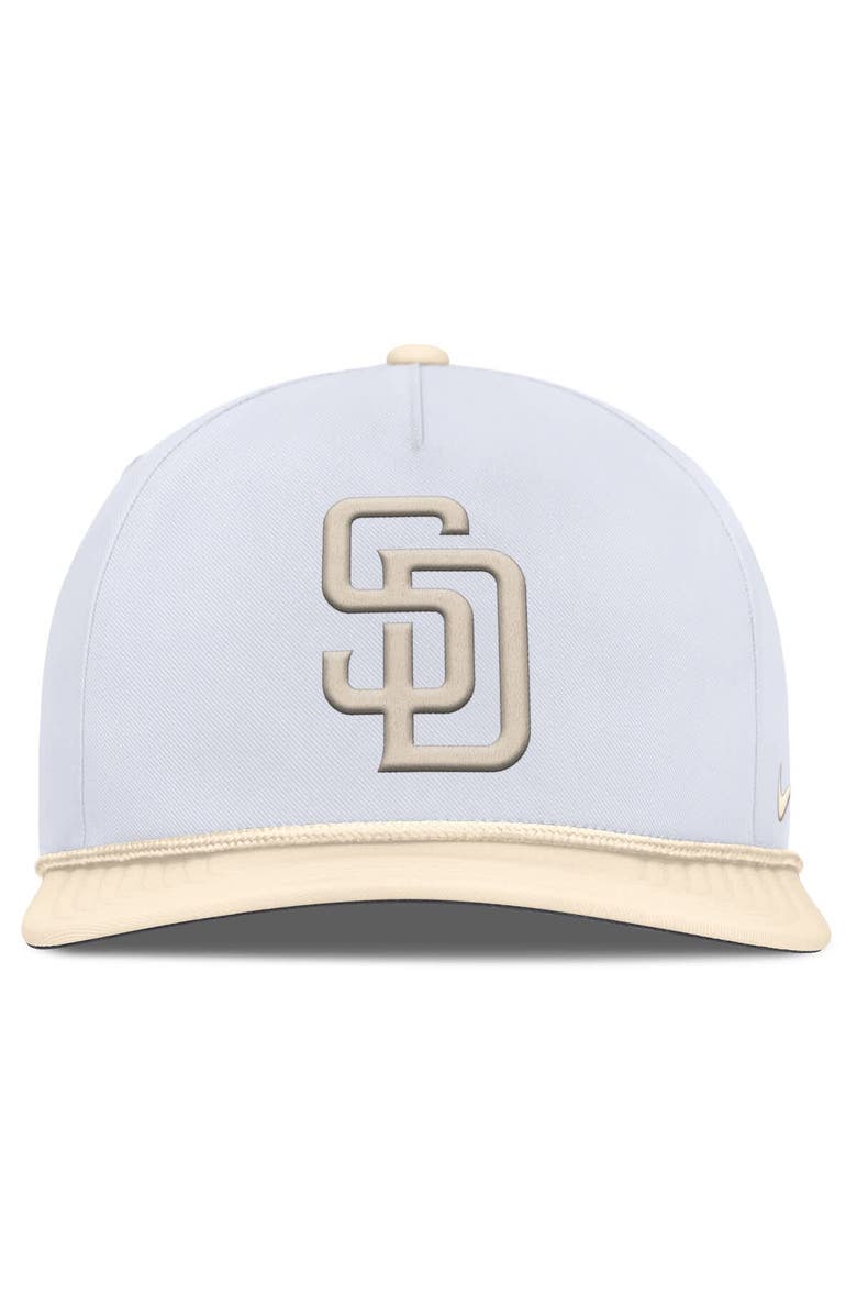 Nike Men's Nike  White/Cream San Diego Padres Pro Performance Snapback Hat, Alternate, color, White
